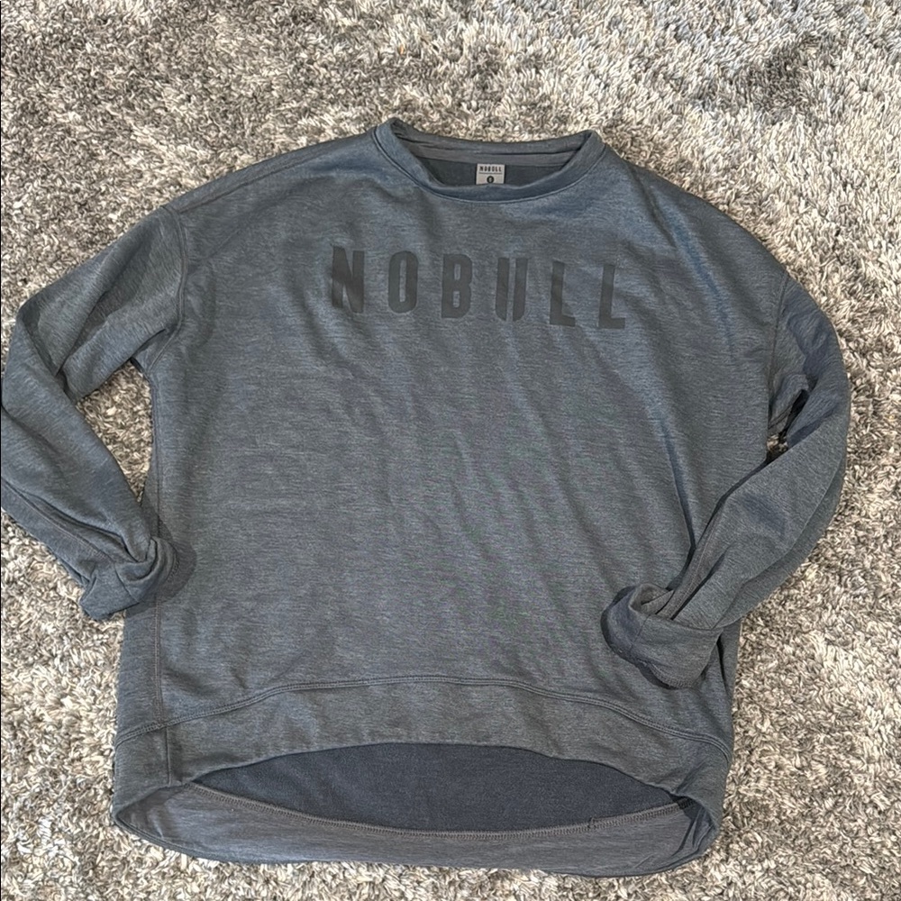 NOBULL womens gray crewneck